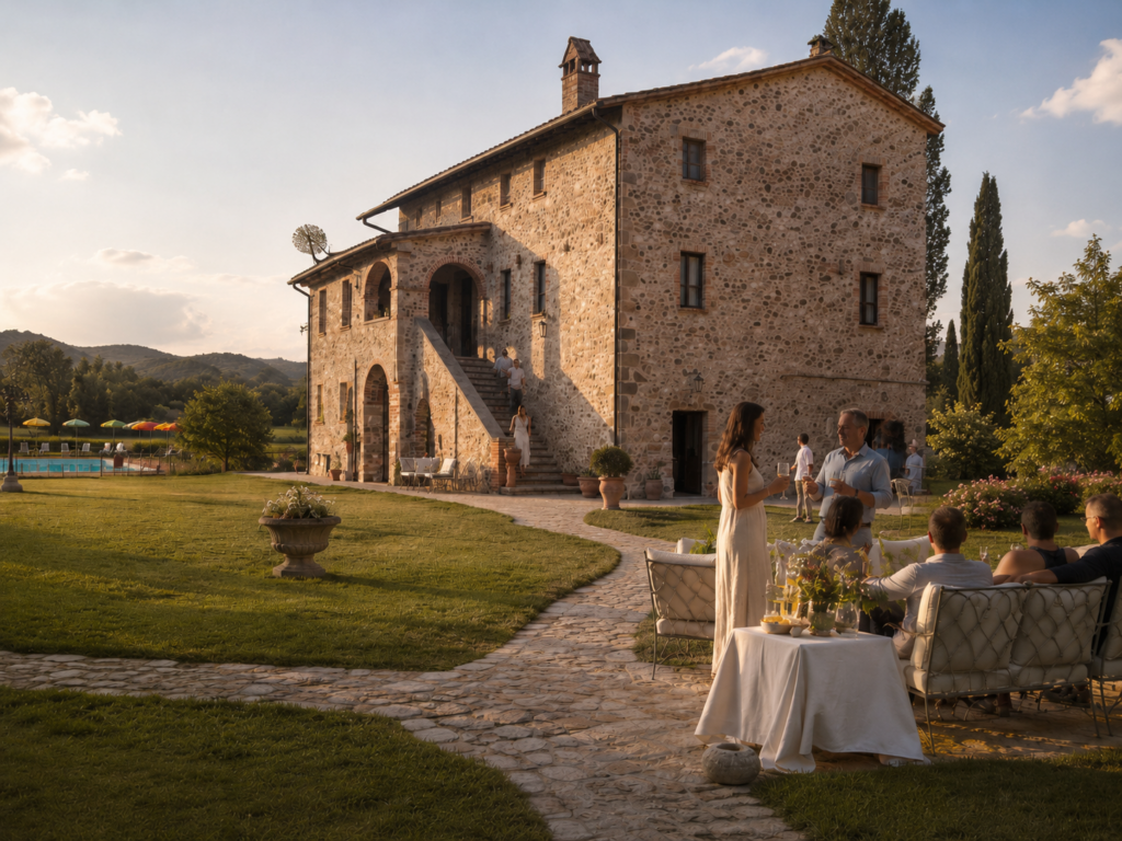 borgo per eventi in Umbria con parte Country e ospitalità