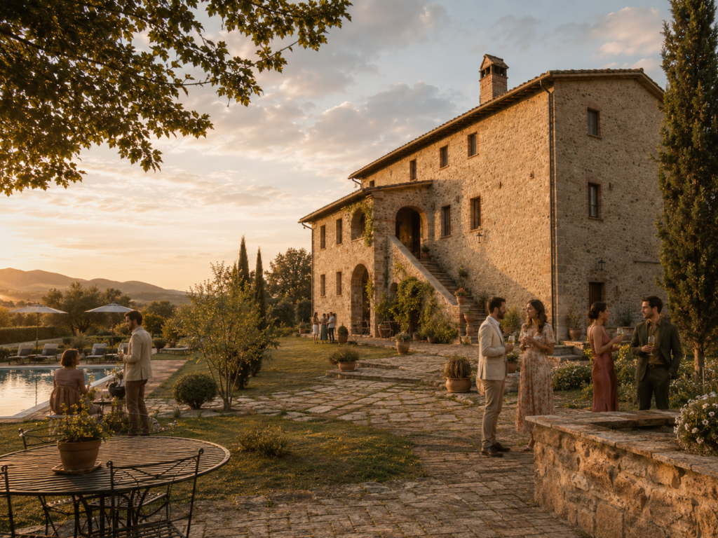 borgo per matrimonio con ospitalità in Umbria